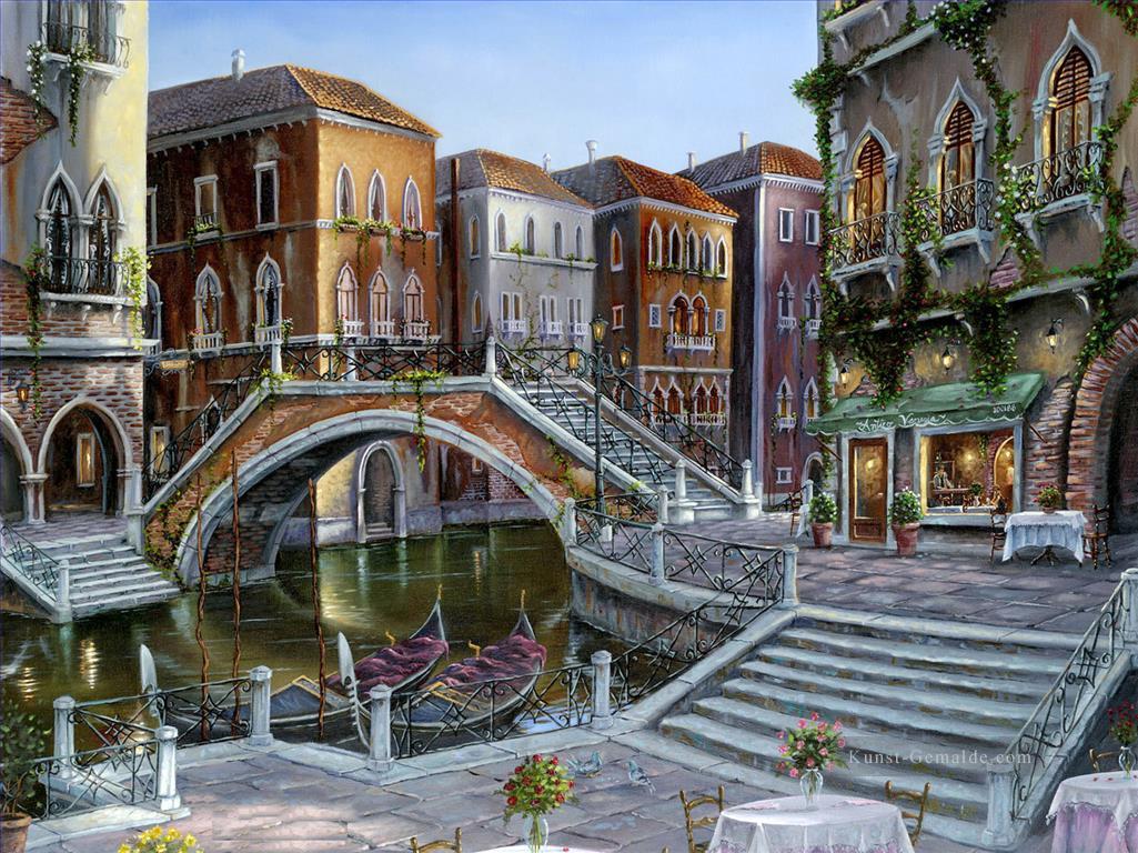 Romantische Venedig Stadtbild Ölgemälde